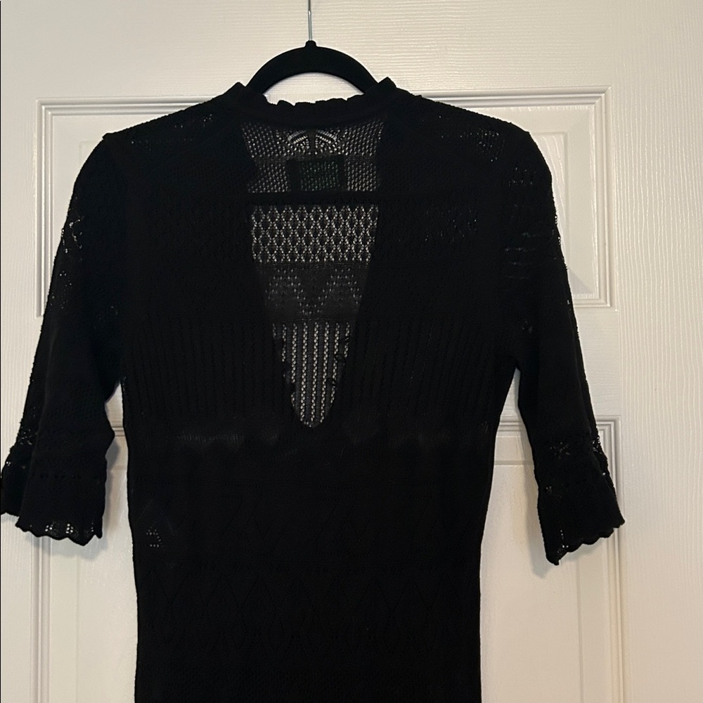 Zadig & Voltaire Memphis Pointelle-Knit Maxi Dress *no slip* - Picture 10 of 14